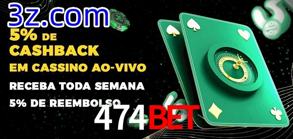 Promoções do cassino ao Vivo 474BET